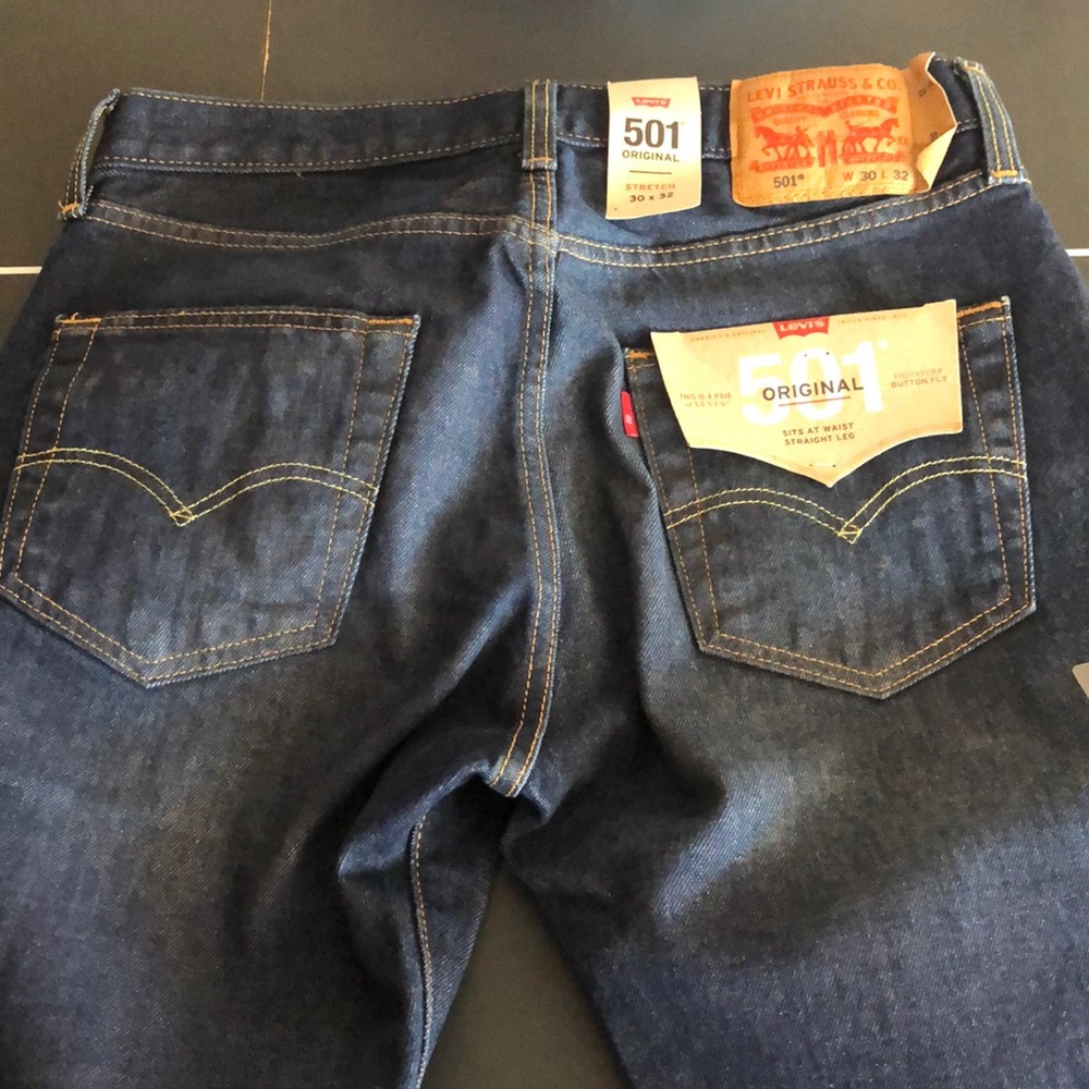 Levi’s 501 30x32 straight leg stretch jeans - Picture 6 of 7